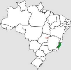 Mapa do Espírito Santo