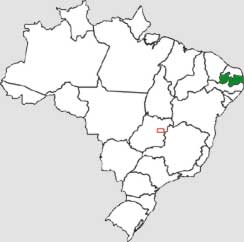 Mapa da Paraíba