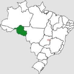 Mapa de Rondônia